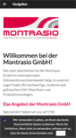 Mobile Screenshot of montrasio-gmbh.de